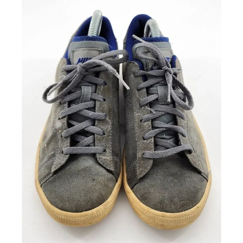 Nike Classic CS‎ Gray Blue Suede Youth Tennis Shoe Size 5Y 719448-003